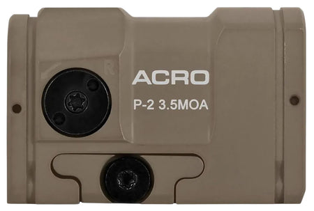 B&T AP200777FDEM Aimpoint ACRO P-2 Flat Dark Earth 3.5 MOA Red Dot with Skeleton Mount