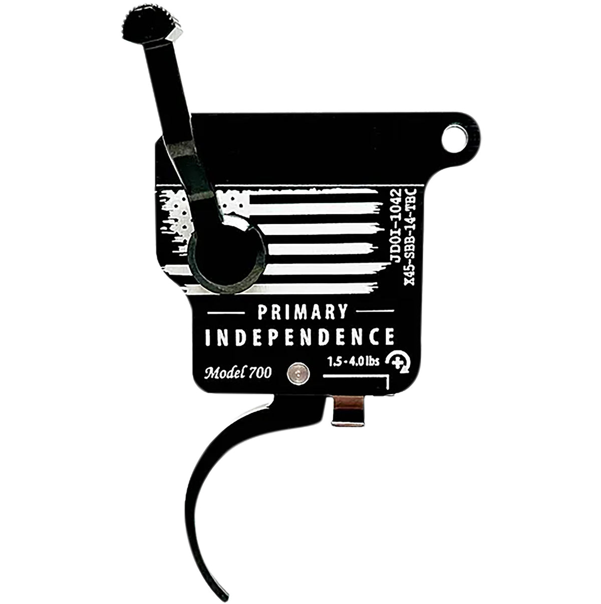 TriggerTech X51SAB14TBC Remington 700 Primary Independence Trigger Right Hand Black/White