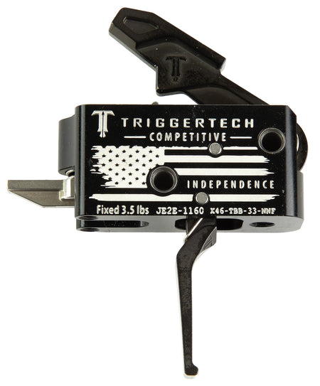 TriggerTech X46TBB33NNF AR-15 Competitive Independence Trigger Black/White