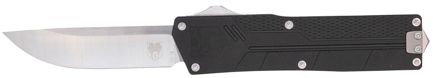 CobraTec CTPRNEDGBLK Paragon Edge OTF VG-10 Stainless Blade Black Anodized Aluminum Handle