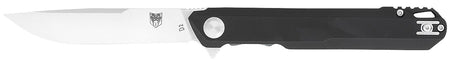 CobraTec Knives Monarch Liner-Lock 3.50" Folding Satin D2 Drop Point Blade, Black Textured G10 Handle