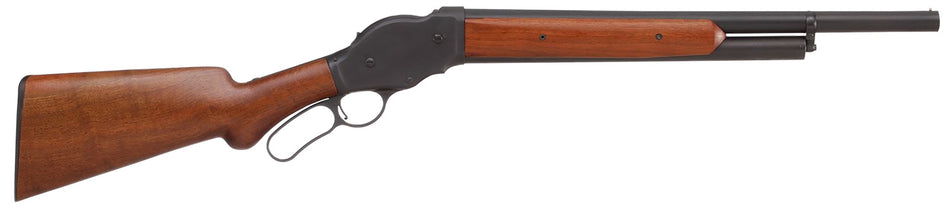 Cimarron CA188720 1887 Terminator 12 Gauge Lever-Action Shotgun, 5-Shot, 20" Blued Barrel, Wood Stock
