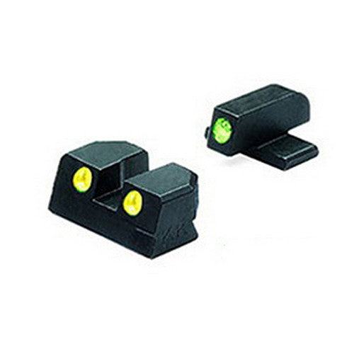 Meprolight Night Sights for Springfield XD 9/40 Green/Yellow Fixed Full Set