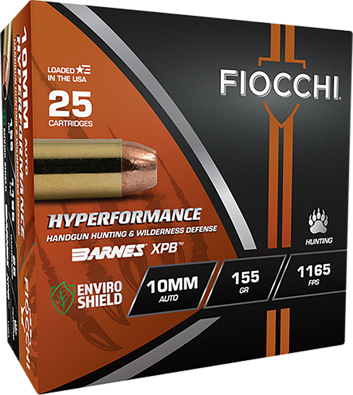 Fiocchi Hyperformance Hunt 10mm Auto 155 Gr CSHP