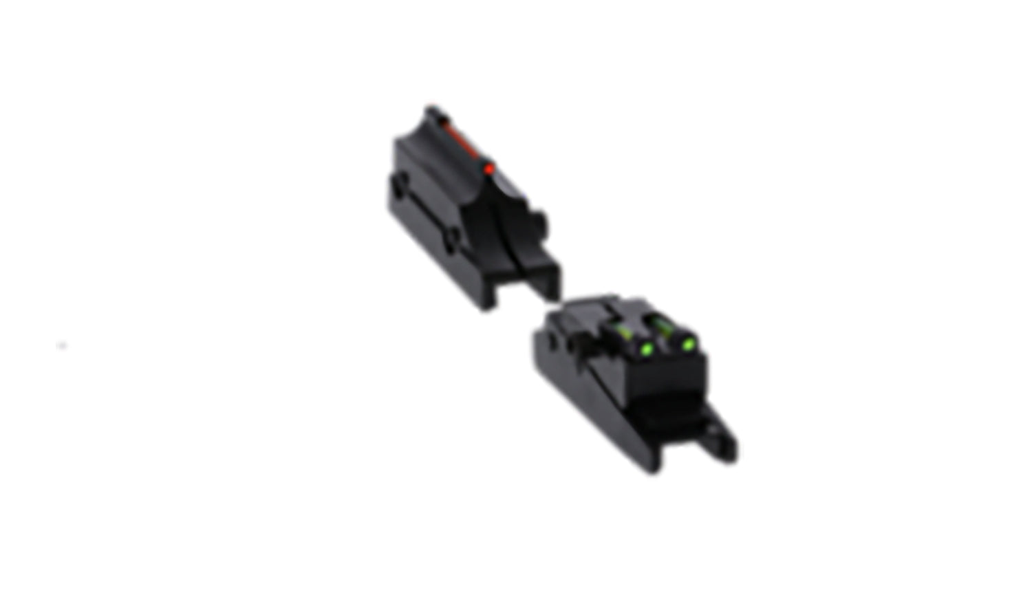 Truglo TG944A Pro Magnum Gobble-Dot Red/Green Fiber Optic Shotgun Rib Sight Browning Maxus 1/4-Inch Rib