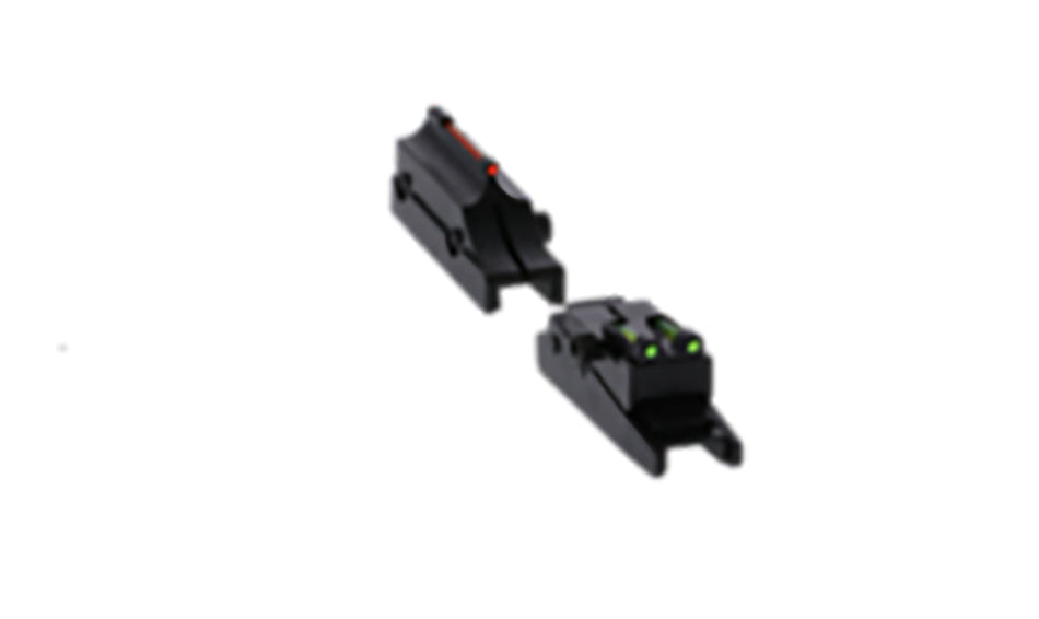 Truglo TG944A Pro Magnum Gobble-Dot Red/Green Fiber Optic Shotgun Rib Sight Browning Maxus 1/4-Inch Rib