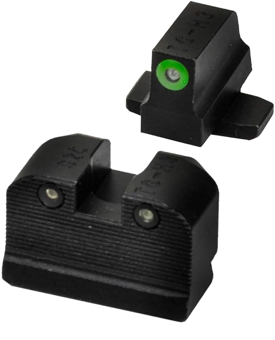 Sig Sauer X-Ray3 SOX10009 Suppressor Height Tritium Sight Set Green/Black for Sig P-Series