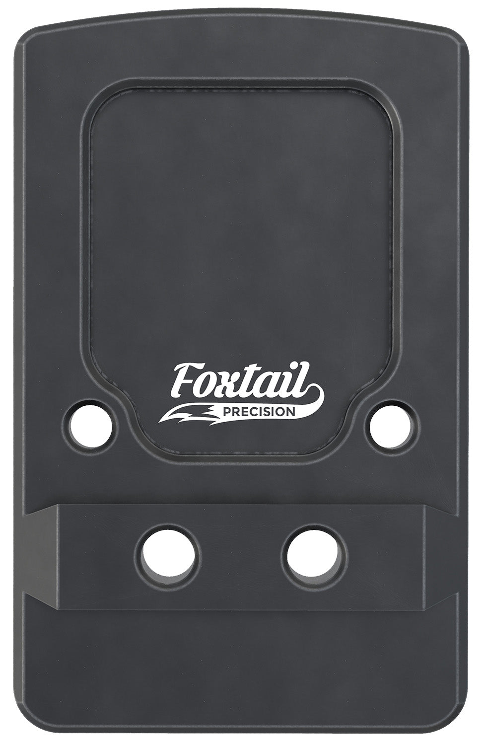 Foxtail Precision 100013 Glock Non-MOS Rear Sight Optic Adapter Plate Trijicon RMR/SRO Black