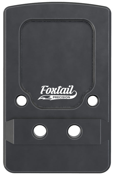 Foxtail Precision 100013 Glock Non-MOS Rear Sight Optic Adapter Plate Trijicon RMR/SRO Black
