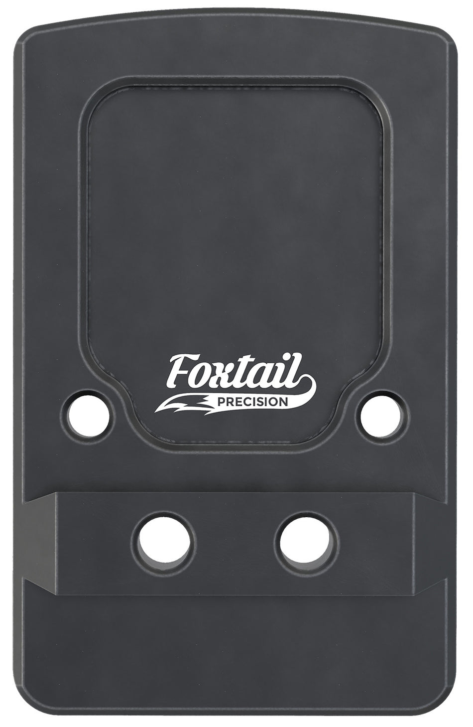 Foxtail Precision 100013 Glock Non-MOS Rear Sight Optic Adapter Plate Trijicon RMR/SRO Black