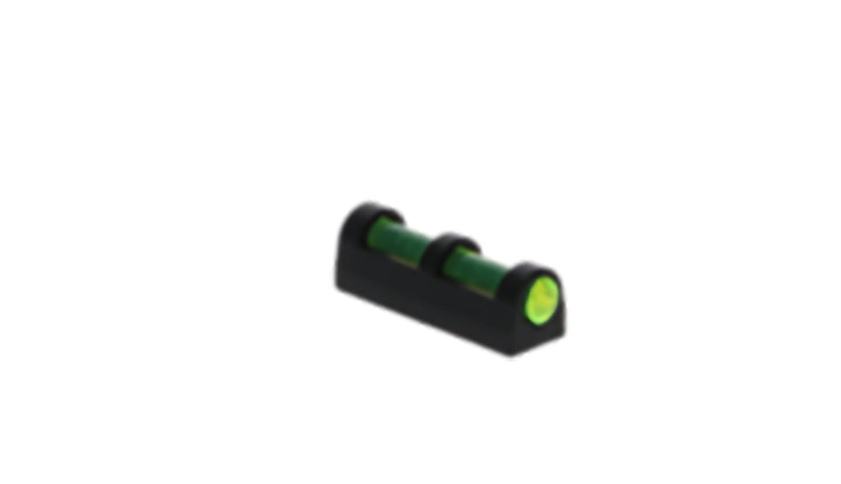 Truglo TG947UG CNC-Machined Green Fiber Optic Long Bead Shotgun Replacement Sight Universal 6-48 Base Rib