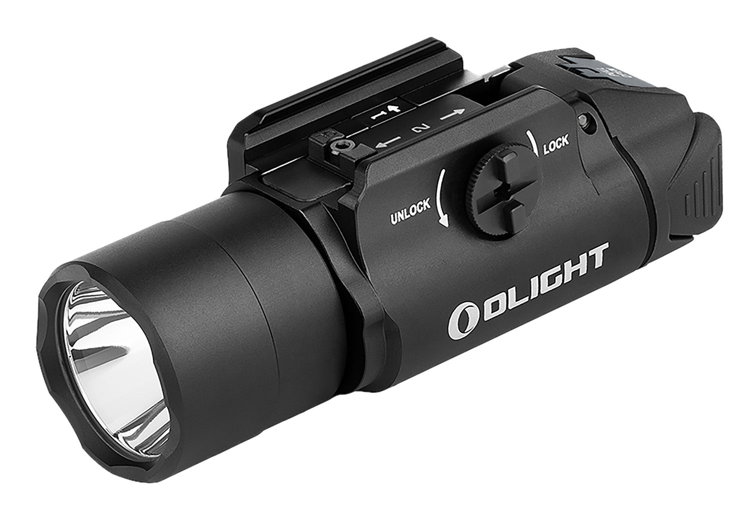 Olight PLTURBOBK PL Turbo Valkyrie Black 800 Lumen Picatinny Rail Mount Tactical Light