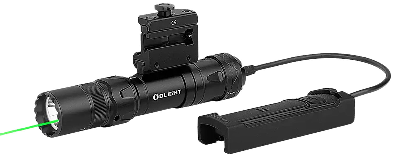 Olight Odin GL Mini ODINGLMINI Black Anodized 1,000 Lumens White LED with Green Laser