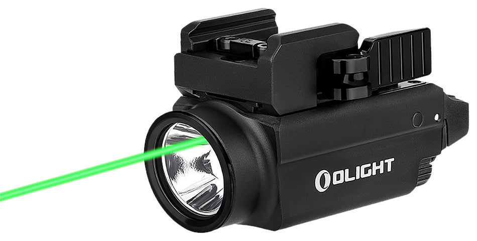 Olight BALDRSBK Baldr S Tactical Rail Light Black 800 Lumens White LED Green Laser