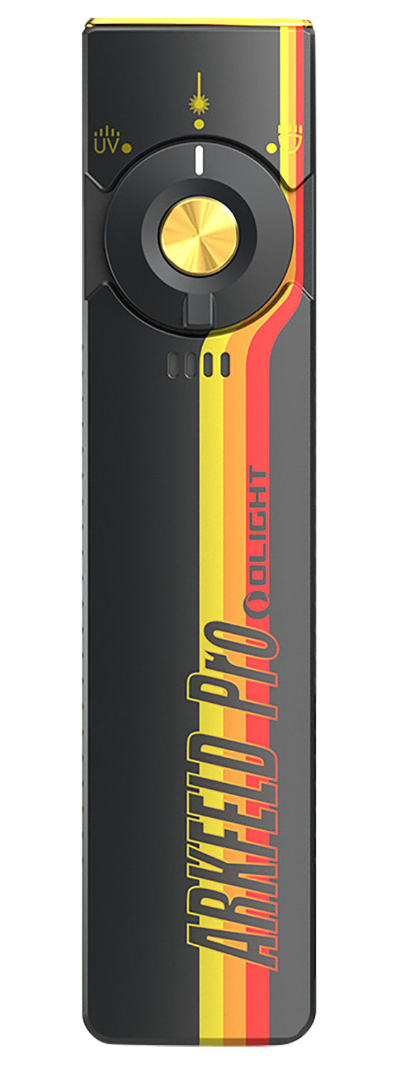 Olight Arkfeld Pro ARKFELDPRO3RRSV3 Black/Racing Stripes 1,300 Lumens 3-in-1 EDC Flashlight
