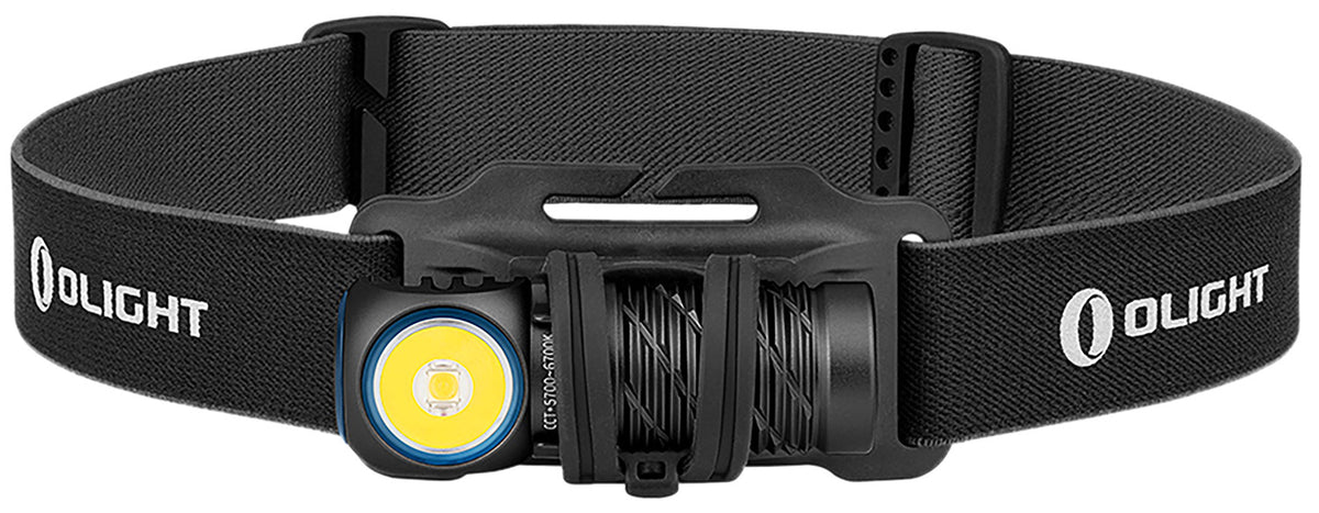 Olight PERUN2MINIBKCW Perun 2 Mini Black 1,100 Lumen White/Red LED Compact Headlamp