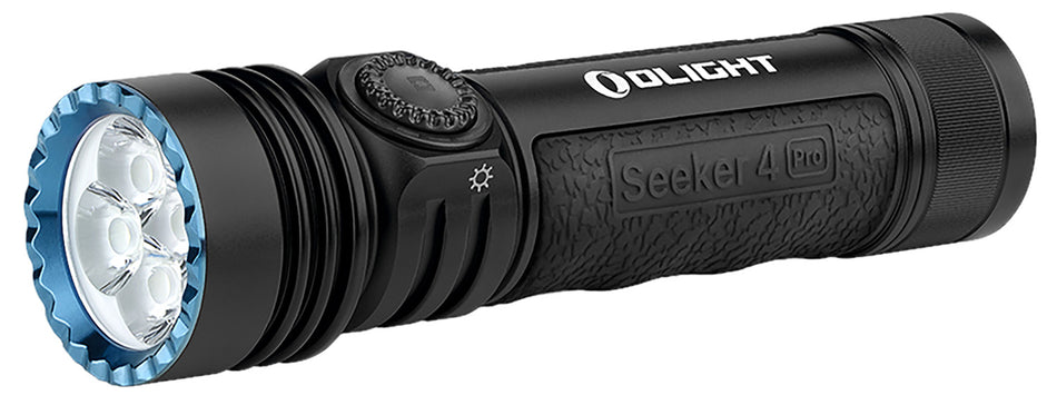Olight SEEKER4PROMTBKCW Seeker 4 Pro Matte Black 4,600 Lumen White LED Rechargeable Flashlight