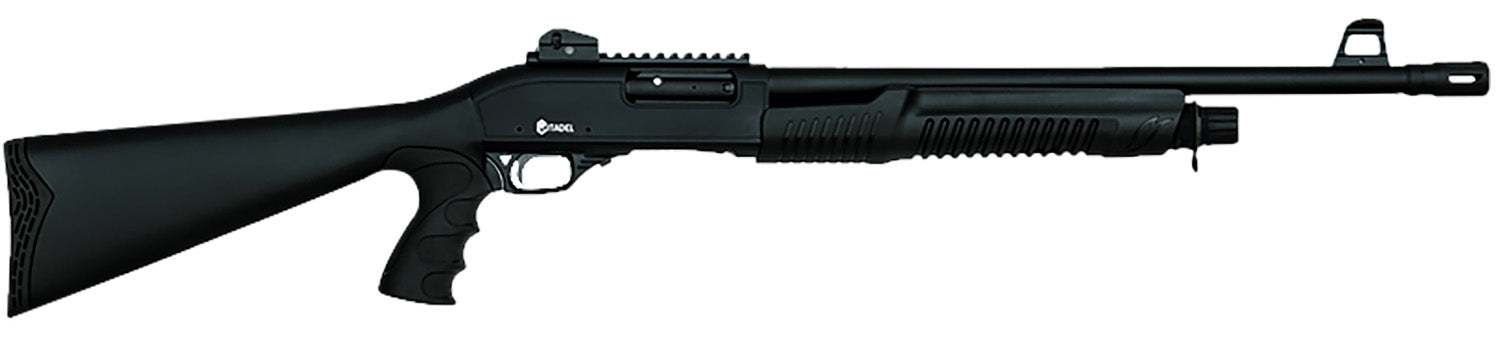 Citadel FRPATMB1220 PAT 12 Gauge Pump 3" 3+1 20" Black Steel Barrel, Black Picatinny Rail Steel Receiver, Fixed Black Synthetic Stock