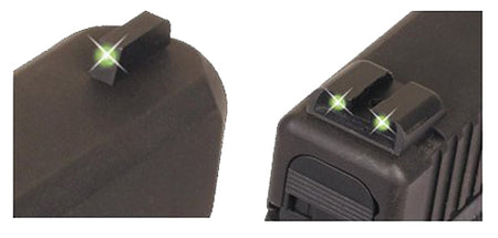 TruGlo TG231S1 Green Tritium Night Sights Front and Rear Swiss Tritium
