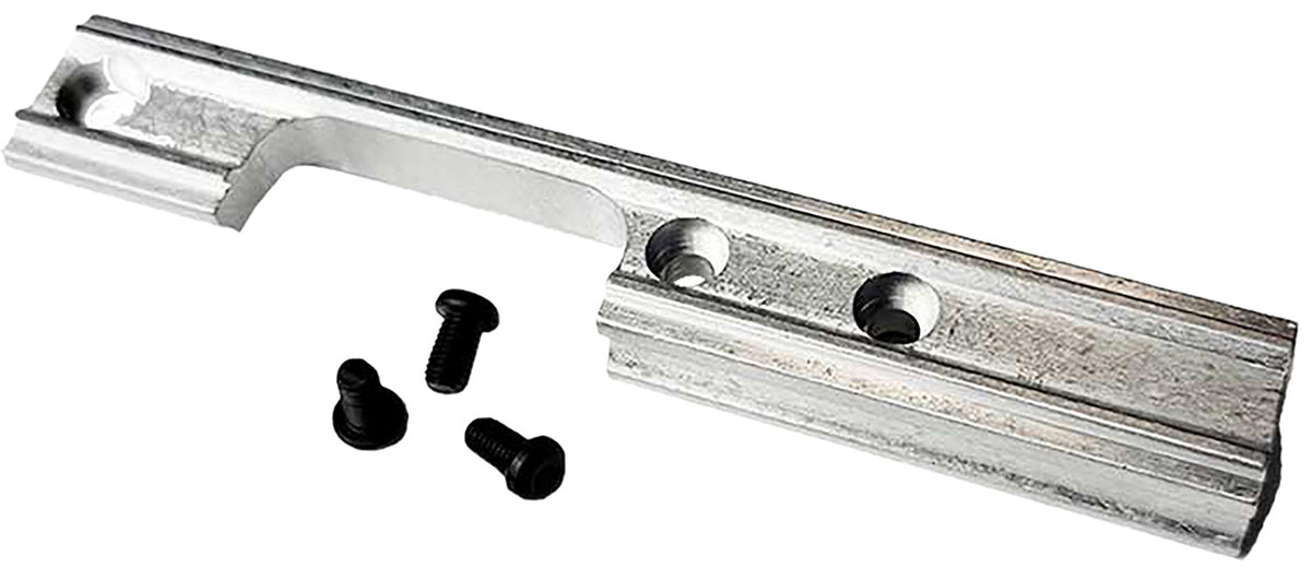 Crickett KSA031ALSS 3/8 Inch Dovetail Aluminum Scope Mount Kit Silver