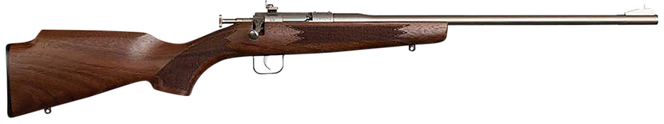 Chipmunk 10002 Deluxe Original Youth Single Shot Rifle, 16.10" Satin Barrel, Walnut Stock, EZ Loader
