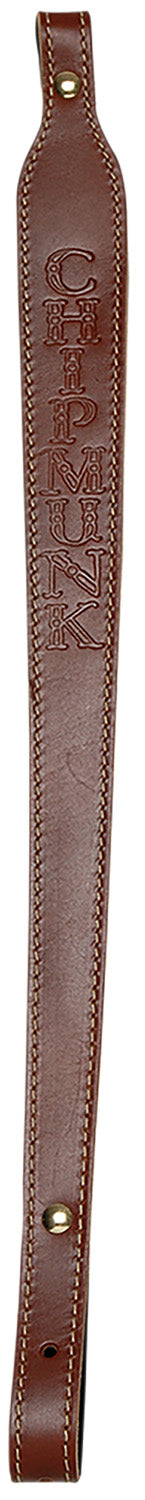 Chipmunk 80021 Brown Leather Adjustable Youth Rifle Sling for Chipmunk Firearms