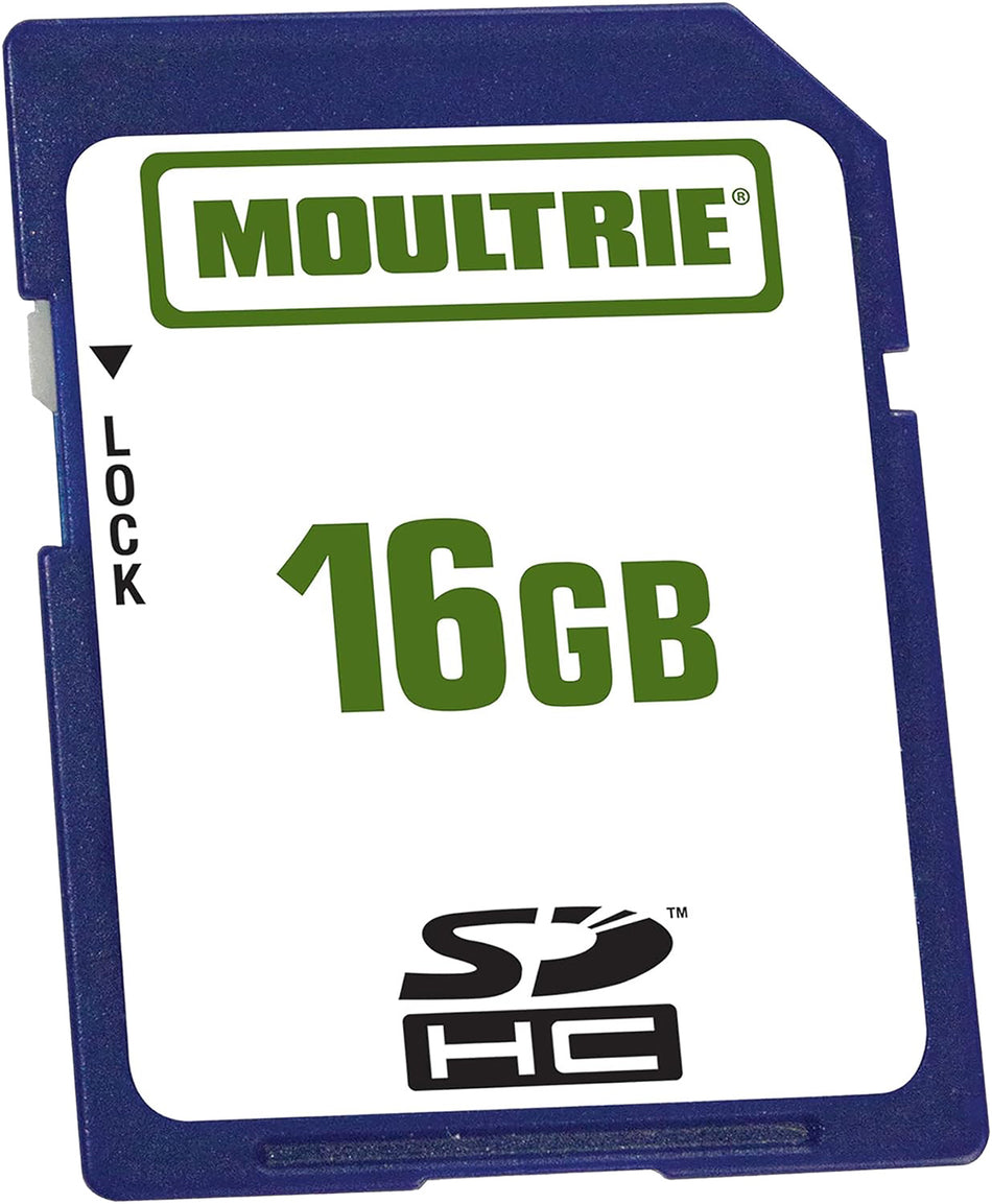 Moultrie 16GB SD Card for Digital Scouting Trail Cameras