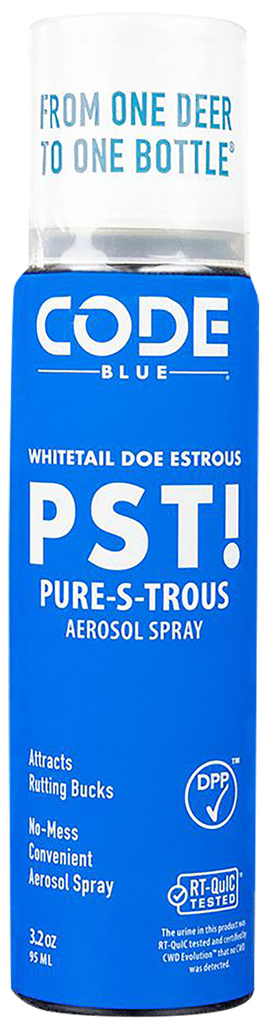 Code Blue Pure-S-Trous Estrous Deer Scent Attractant 3.2 oz Aerosol Spray