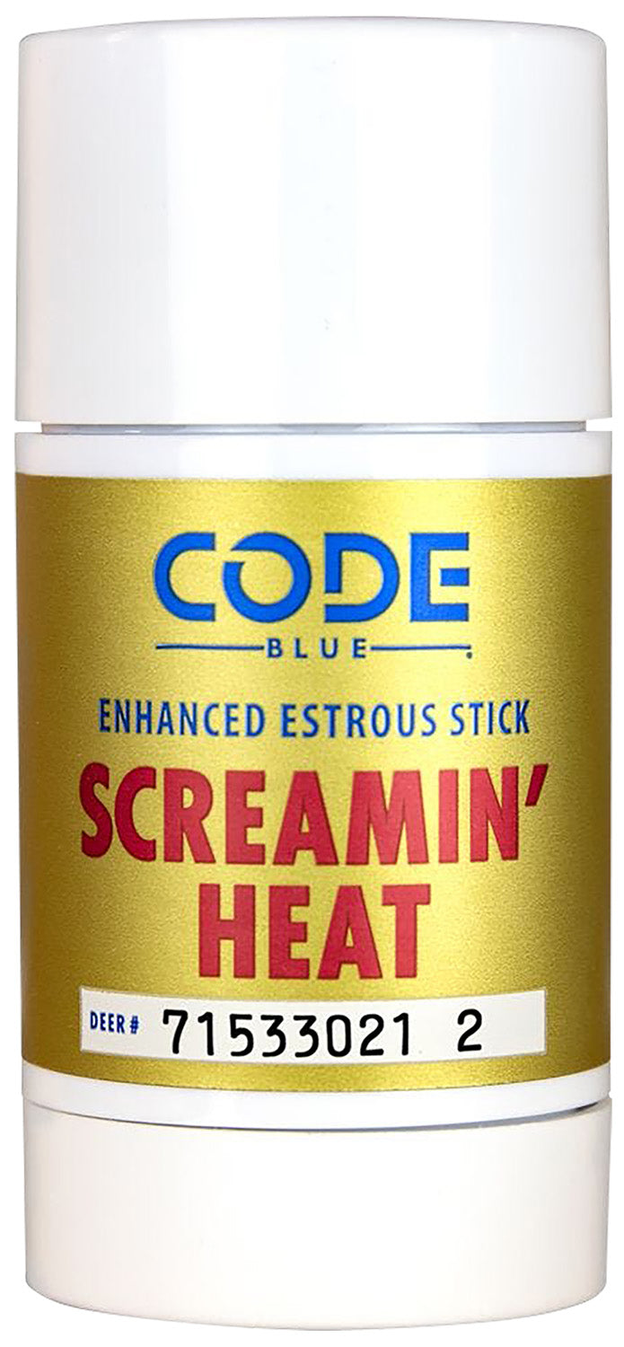Code Blue Screamin Heat Wax Stick Doe Estrous Scent Attractant 2.6 oz Scent Stick