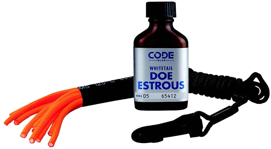 Code Blue Doe Estrous Drag System 1 oz Liquid Hunting Scent with Drag Applicator