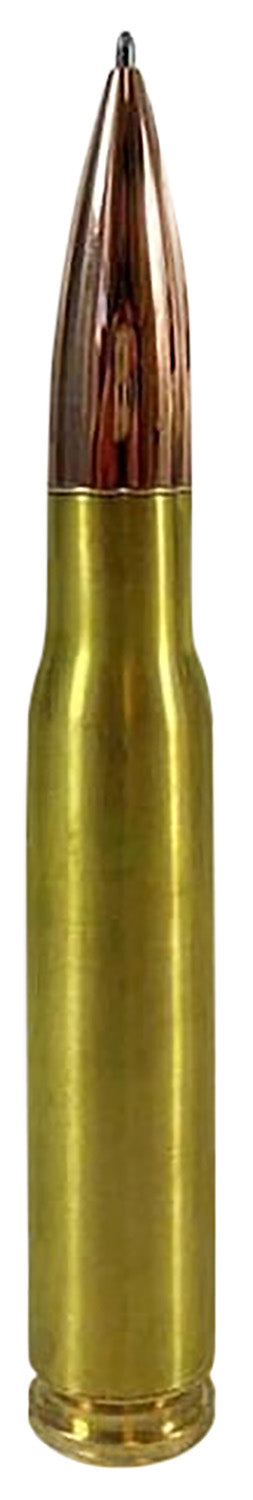 Caliber Gourmet .50 Cal Brass Bullet Twist Pen Gold