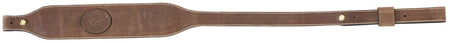 Browning Crazy Horse Santa Fe Brown Leather Adjustable Rifle Sling with Suede Backing