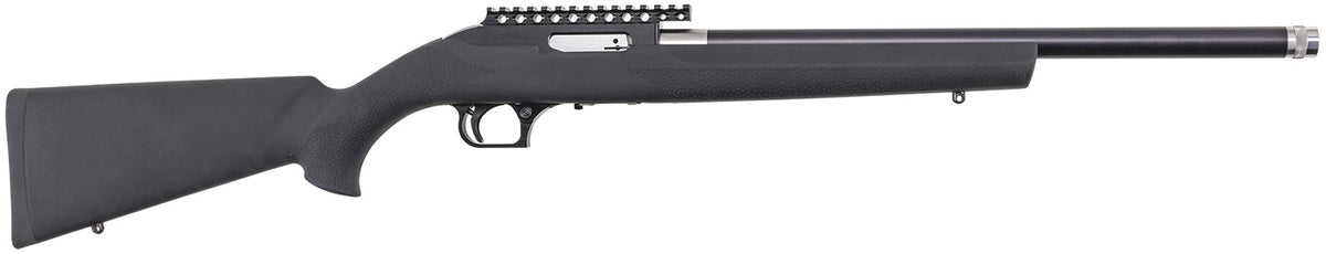 Magnum Research SwitchBolt 22 LR Rifle - 18" Threaded Barrel, Picatinny Rail, Hogue OverMolded Stock, Black
