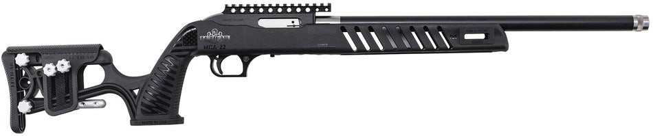 Magnum Research SwitchBolt 22 LR Rifle - 18" Threaded Barrel, Picatinny Rail, Luth-AR MCA-22 Stock, Black