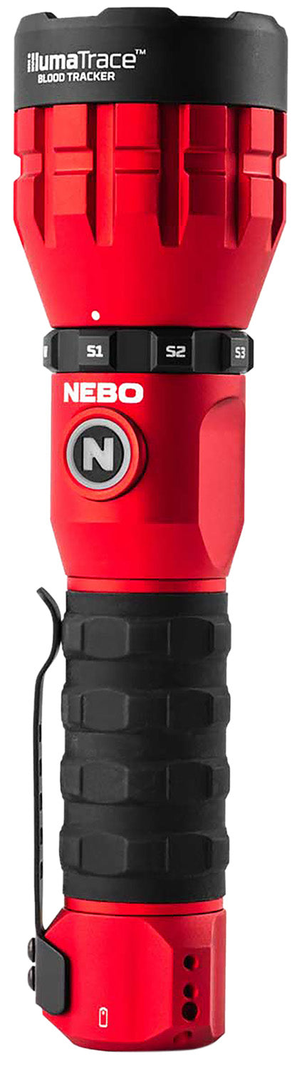 NEBO NEBFLT1036 IllumaTrace Blood Tracker Red Hunting Flashlight