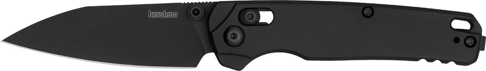 Kershaw 6105BLK Bel Air 3" Folder Reverse Tanto CPM MagnaCut Blade, Black Aluminum Handle with KVT Bearings