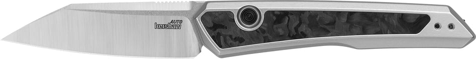 Kershaw 7050 Launch 20 Auto Folder 3" Reverse Tanto MagnaCut Blade, Black Gray Aluminum Carbon Fiber Handle