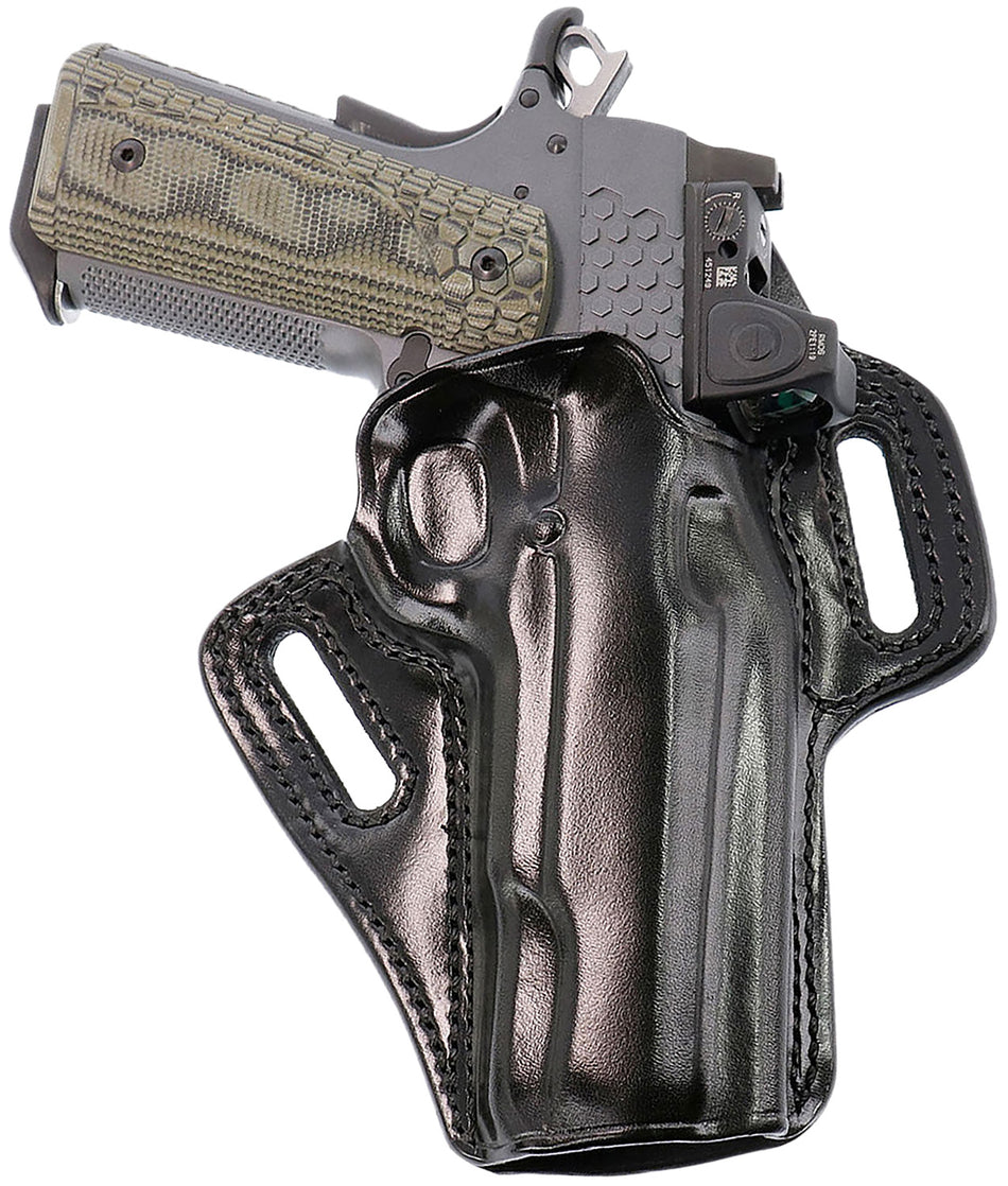 Galco CO2212RB Concealable 2.0 Outside Waistband Black Leather Holster 1911 Right Hand