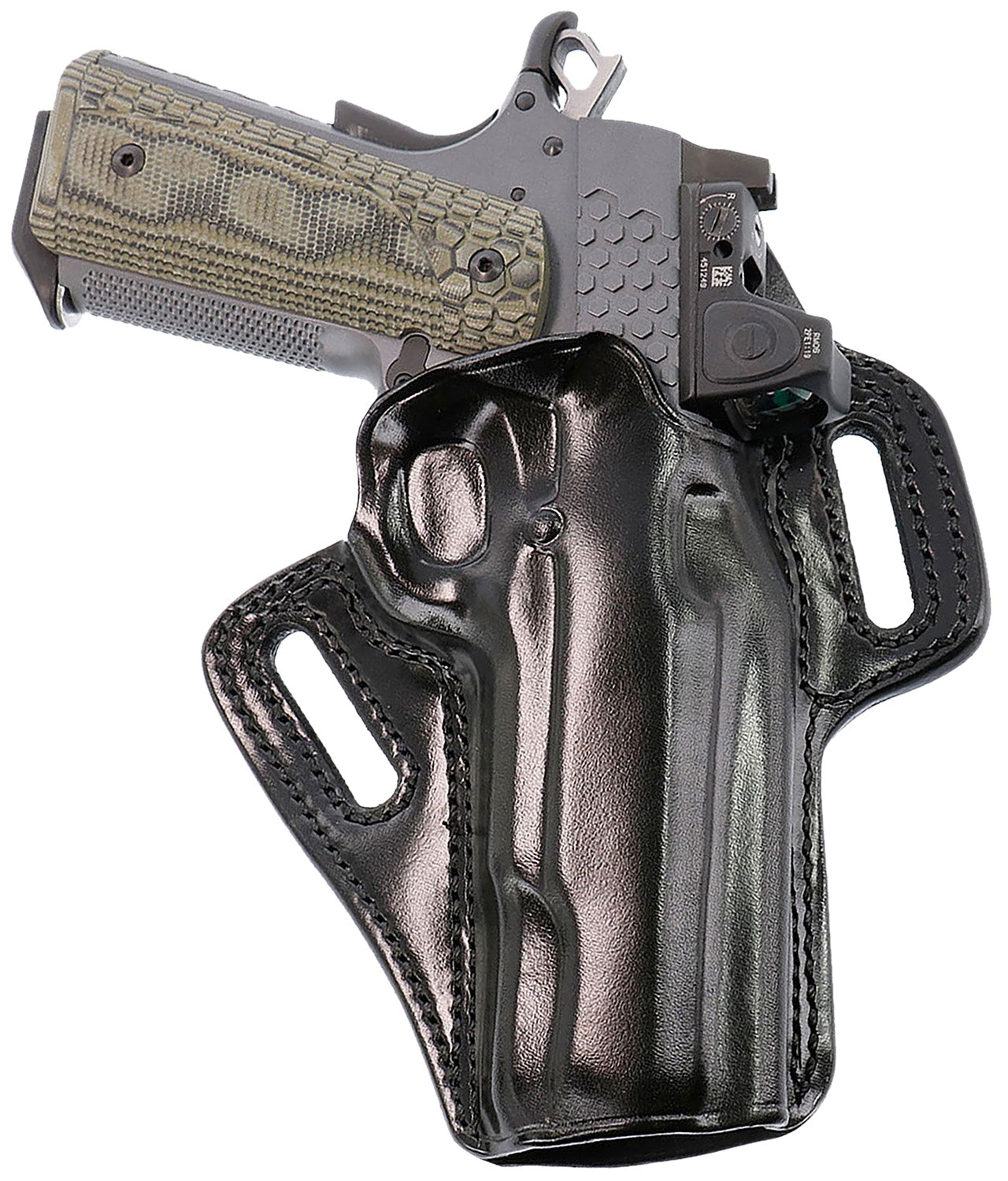 Galco CO2820RB Concealable 2.0 Outside Waistband Black Leather Holster Sig M18