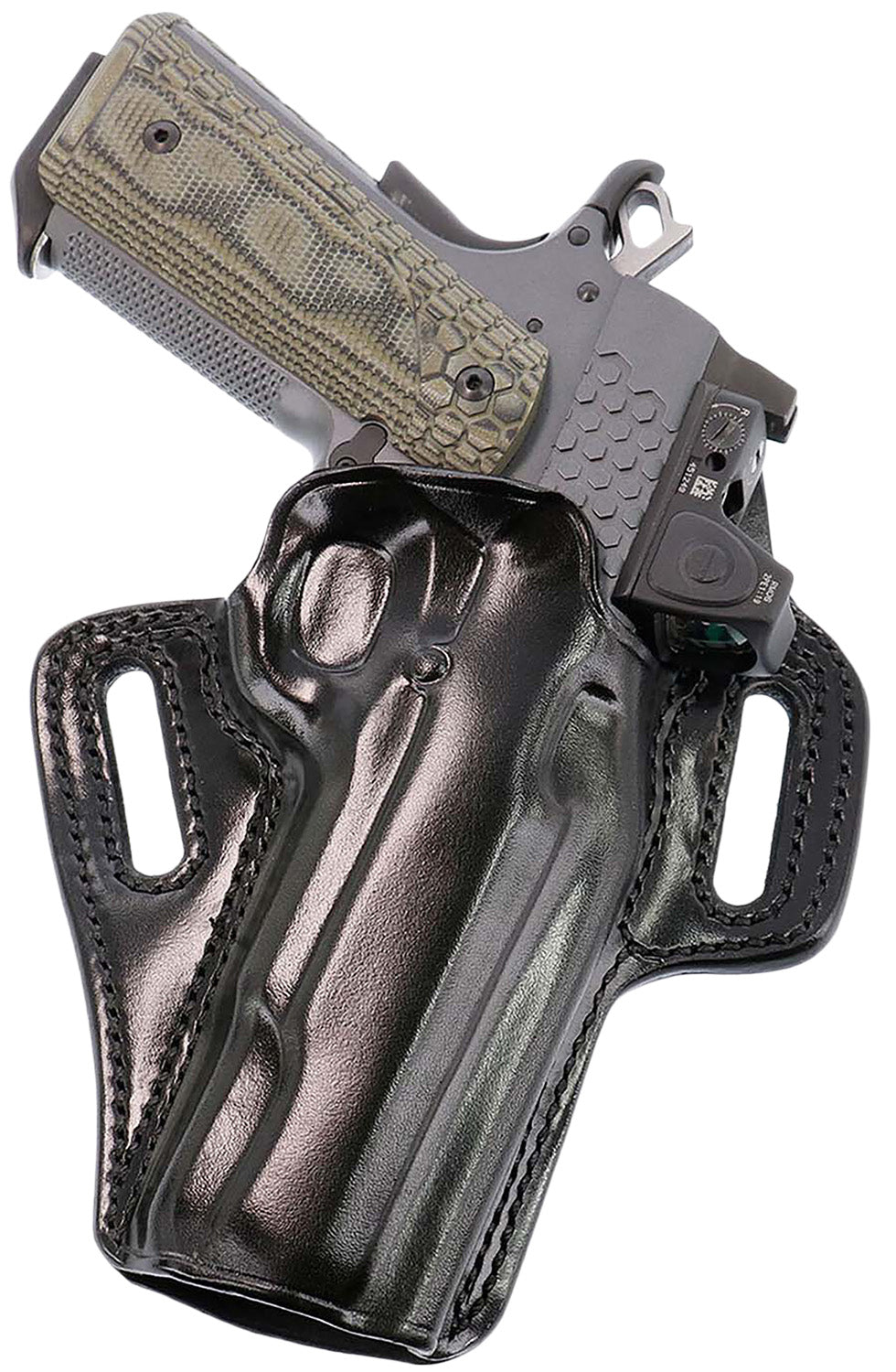 Galco CO2894RB Concealable 2.0 Outside Waistband Black Holster Right Hand