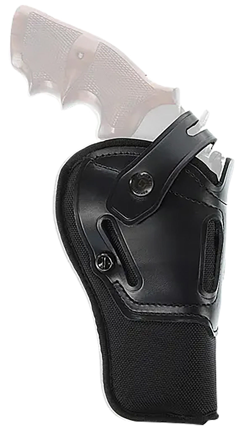 Galco SA845RB Switchback OWB Belt Holster Black Hybrid Leather Synthetic Arex Delta L Ambidextrous