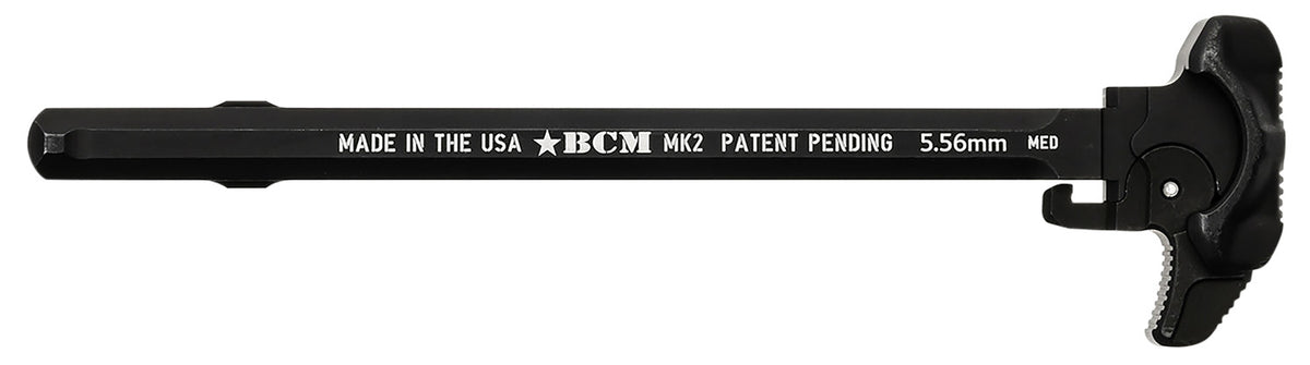 BCM AR-15 Asymmetric MK2 Medium Charging Handle Black 7075 T-6 Aluminum Mil-Spec