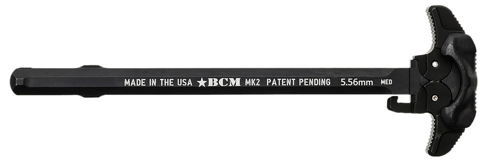 BCM AR-15 Ambidextrous MK2 Medium Charging Handle Black 7075 T-6 Aluminum Mil-Spec