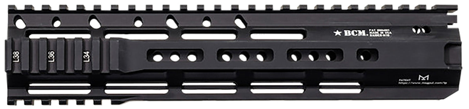 BCM RAIDERM10556BL RAIDER-M13 10-Inch M-LOK Handguard Black Aluminum
