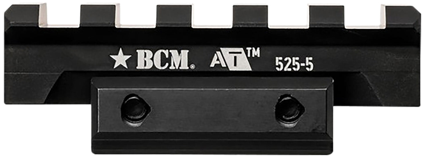 BCM A/T Optic Riser 525-5 Black Anodized 5 Recoil Slots
