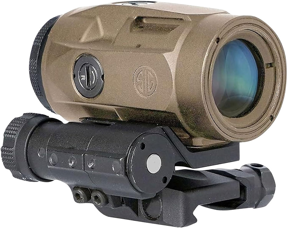 Sig Sauer SOJ3M011 Juliet3-Micro 3x22mm Flat Dark Earth Magnifier