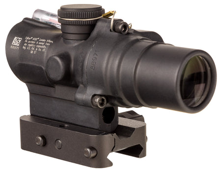 Trijicon ACOG TA44 400330 Matte Black Anodized 1.5x16mm Illuminated Red Circle with Dot Reticle