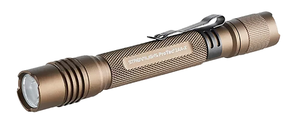 Streamlight ProTac 2AA-X USB Tactical Flashlight Coyote 550 Lumens White LED