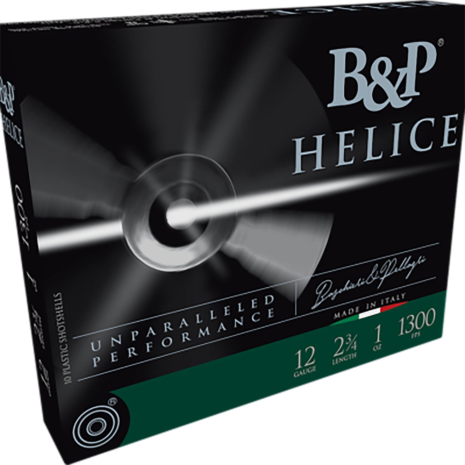 Baschieri and Pellagri 12 Gauge Shotgun Shells Helice #8 1 oz 2.75 in