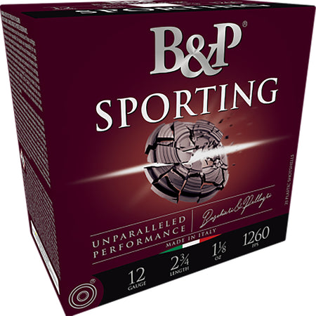 Baschieri and Pellagri 12 Gauge Shotgun Shells Sporting #8 1 oz 2.75 in